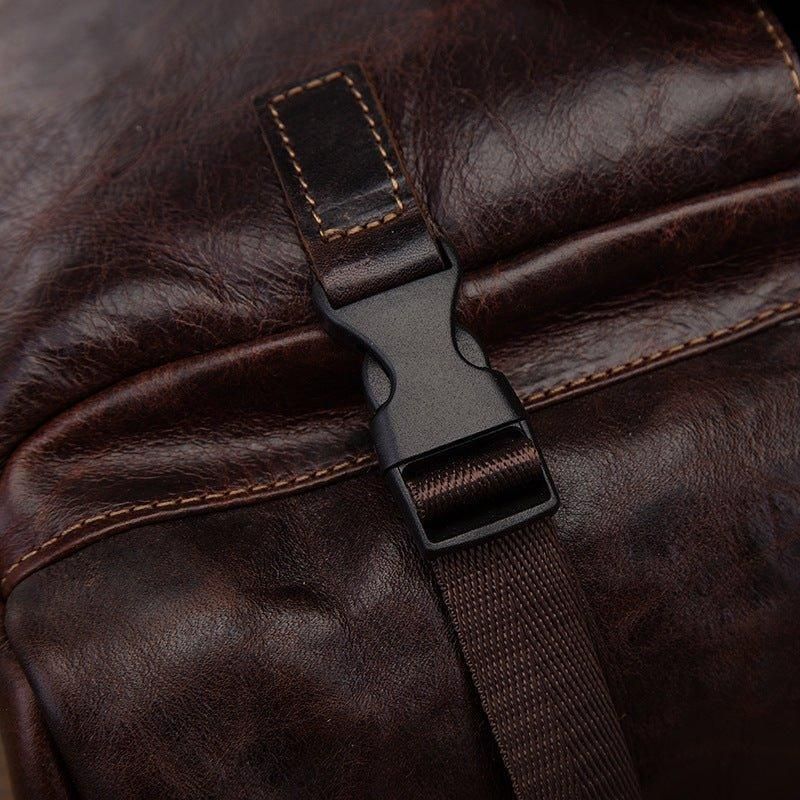 Äkta Läder Sling Bag Vintage
