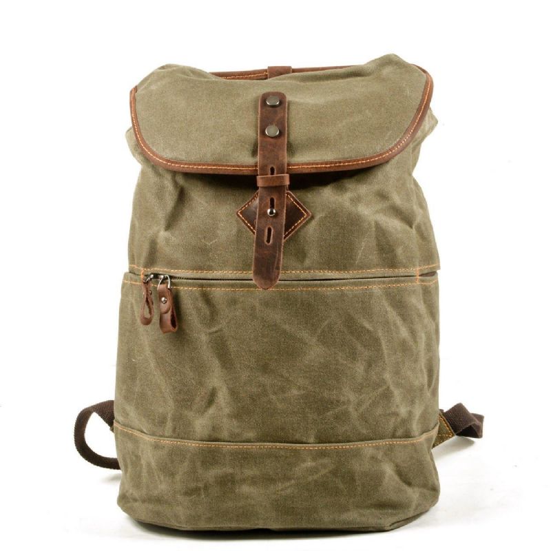 Herr Canvas Vintage Ryggsäck Dragsko