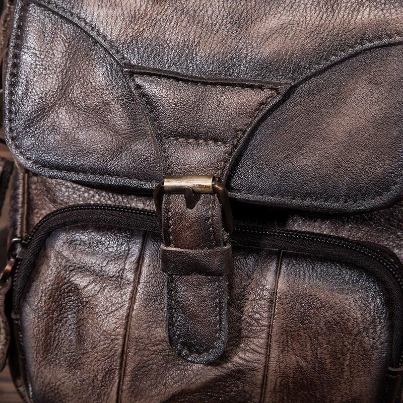 Vintage Dual-use Messenger Axelväska För Män